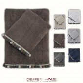 asciugamano set 1+1 bagno in spugna bagno elegante