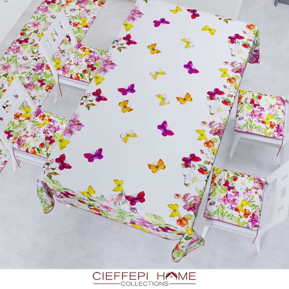 Farfalle Tovaglia Copritavolo stampa digitale in due misure - Cieffepi Home Coll - Imagen 7 de 7