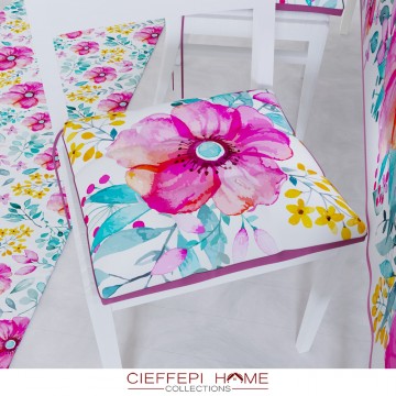 set sei cuscini sedia stampati