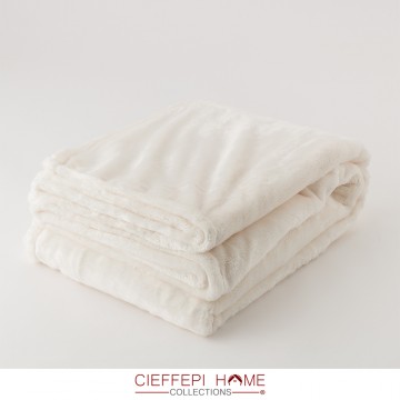 LUX FUR plaid ecopelliccia...