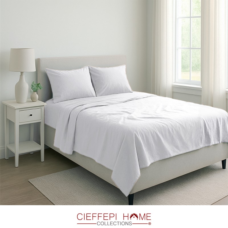 lenzuola letto cotone