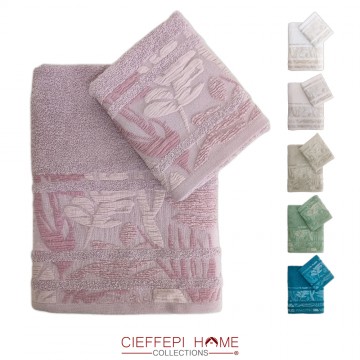 CYCAS Set 2 Asciugamani...