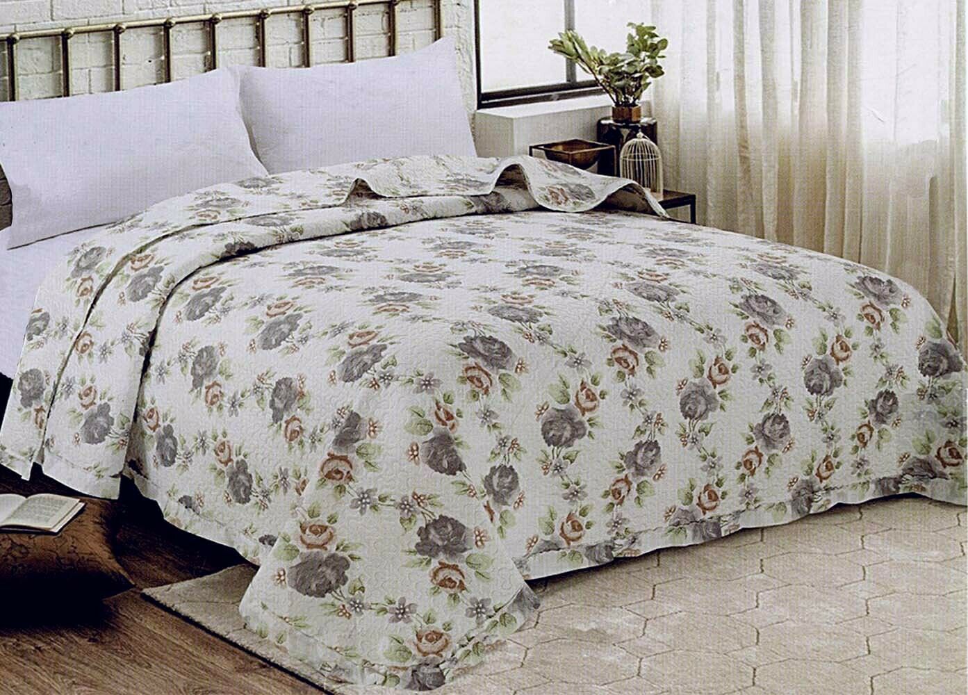 VIOLETTA Trapuntino Copriletto con volant in Microfibra stampata - Matrimoniale - Foto 19 di 27