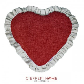 cuscino arredo a forma di cuore