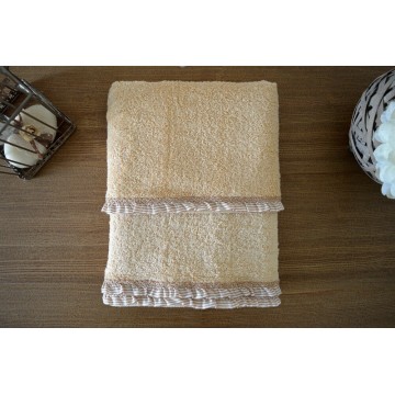 asciugamano set 1+1 bagno in spugna bagno elegante