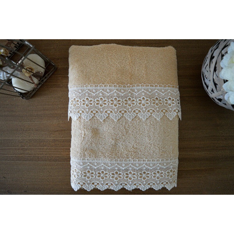 asciugamano set 1+1 bagno in spugna bagno elegante