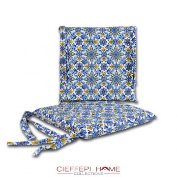 set due cuscini sedia fantasia vietri