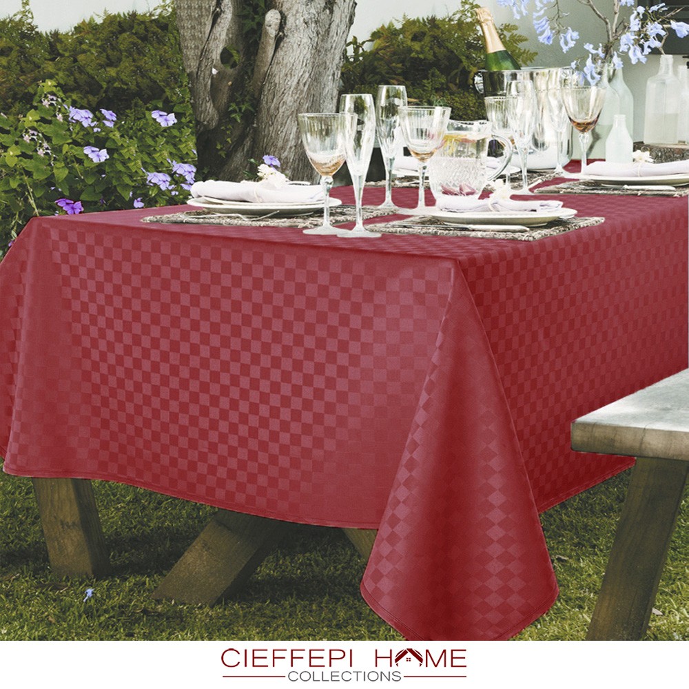 DAMINA Tovaglia antimacchia impermeabile no stiro in diverse misure e colori. - Imagen 18 de 21